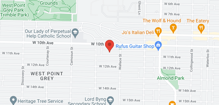 map of 3951 W 11TH AVENUE